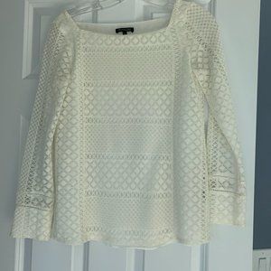 Massimo Dutti lace long sleeve top in Size 2